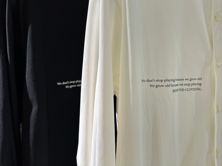 RESOUND CLOTHING×laid-back別注“NYLON JACK SHIRTS”