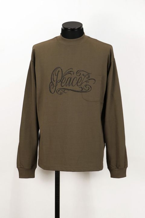 POCKET L/S T PEACE / ピース メタル ポケット ロングスリーブ Tシャツ
