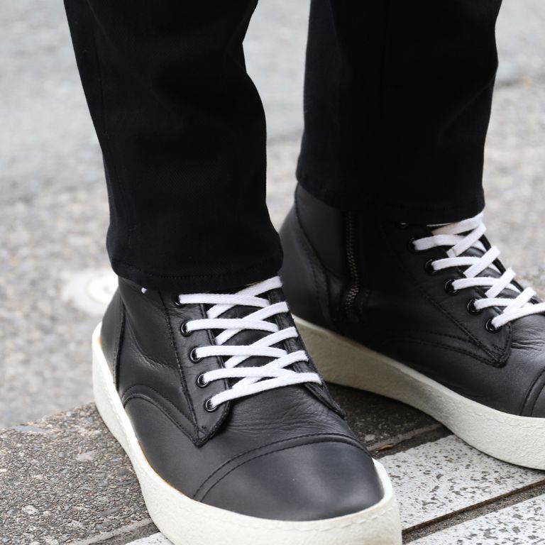 ほんの少しだけルーズなストレスフリーのジャージーンズ"MICK"