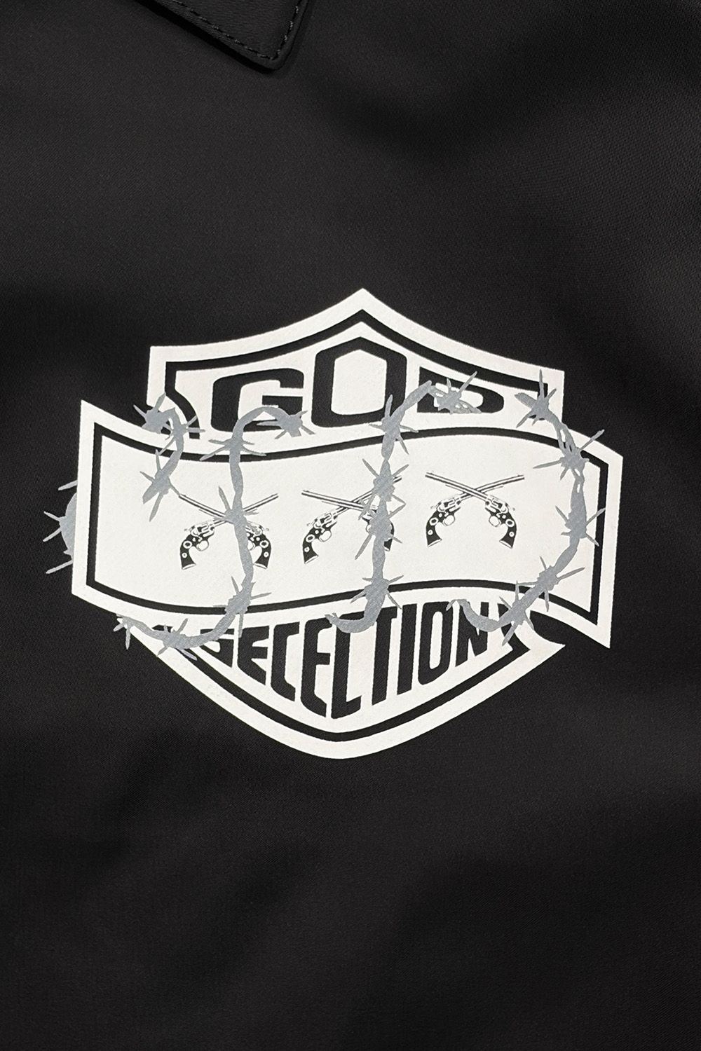 GOD SELECTION XXX × roarguns SQUARE LOGO COACH JACKET / ゴッドセレクション ロアーガンズ コラボレーション コーチジャケット