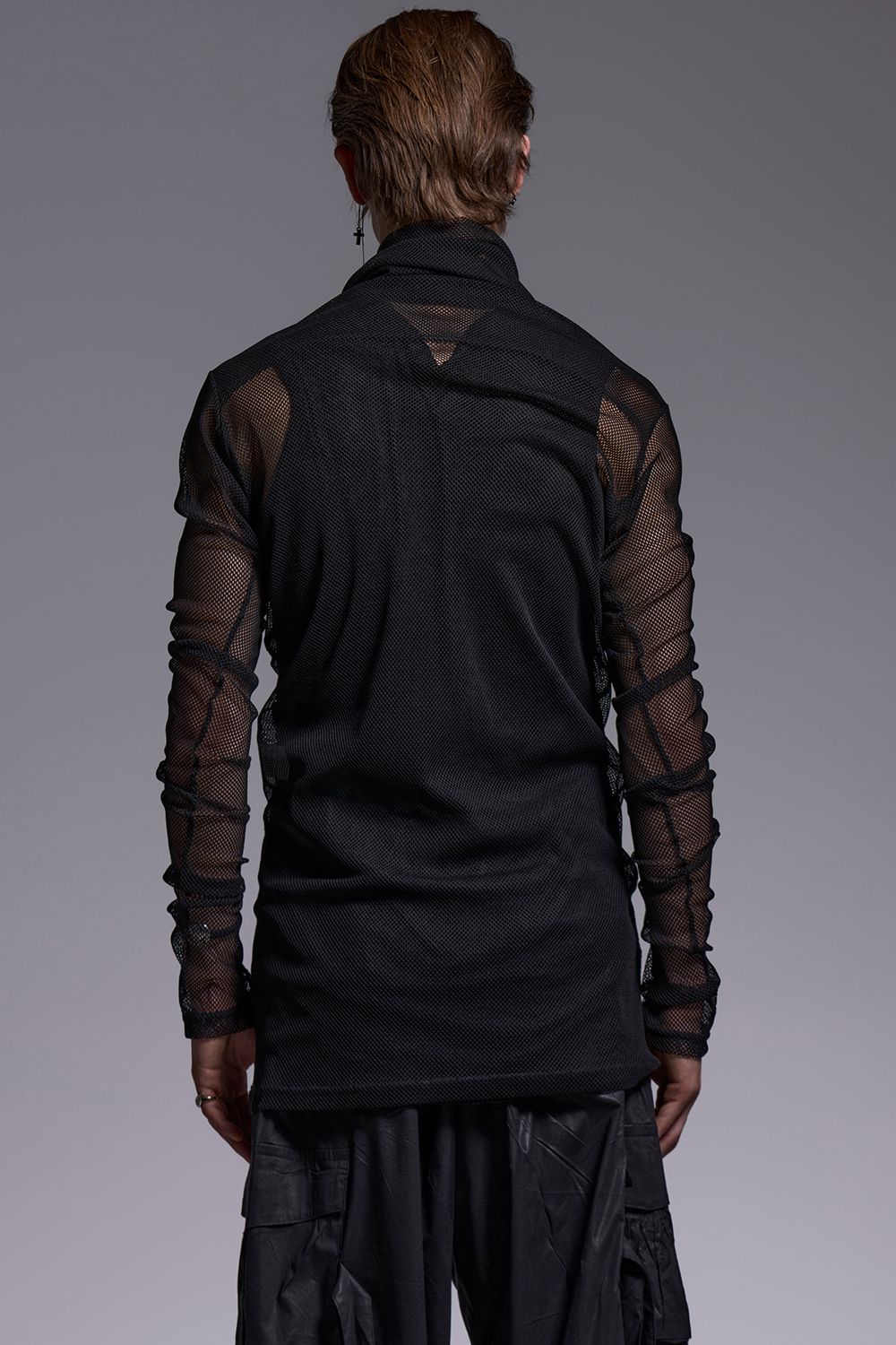 Mesh Loose High Neck / メッシュ ルーズハイネック