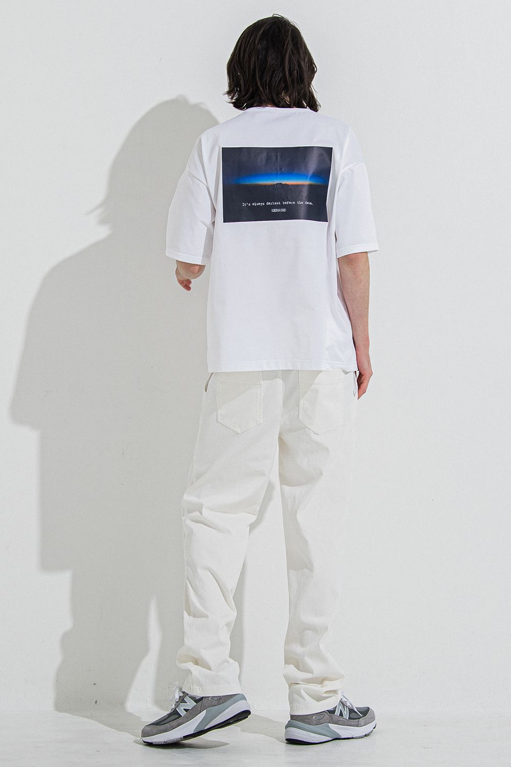 DENIM JERSEY WIDE PT / デニム ジャージ ワイド パンツ