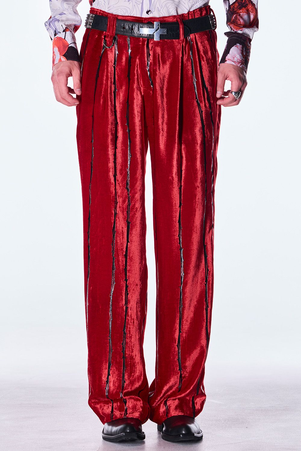 TOGE Velvet Wide Slacks / トゲ ベルベット ワイド スラックス