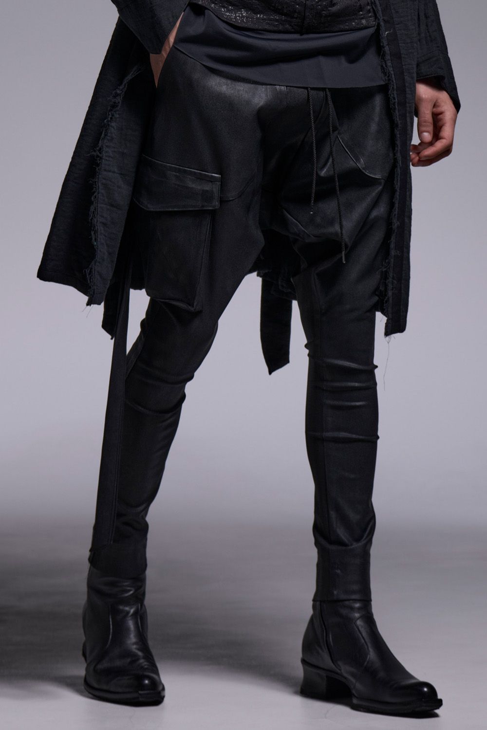 Coating High Tension Jersey Sarrouel Pants / コーティングハイテンションジャージー サルエルパンツ