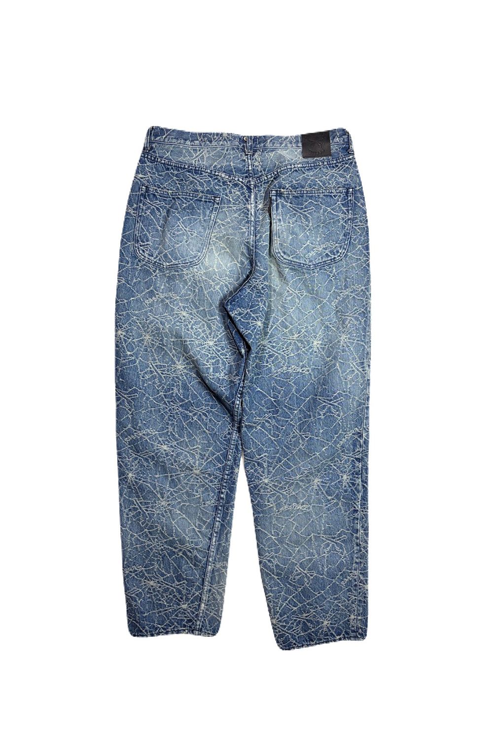 SPIDER JAQ DENIM PT / スパイダー ジャガード デニム パンツ