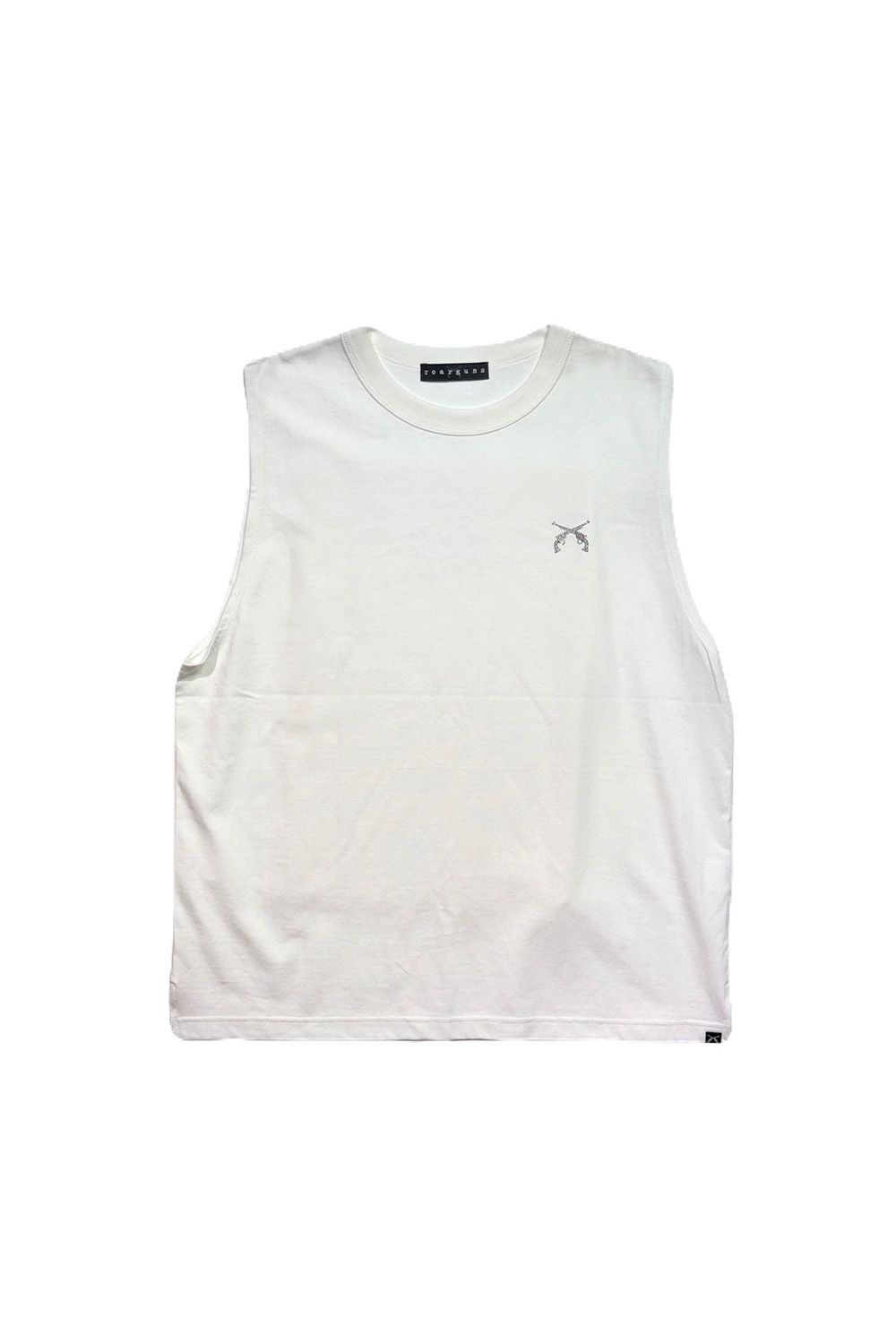 SLEEVELES TEE CRY / ノースリーブ Tシャツ クロスガンクリスタル