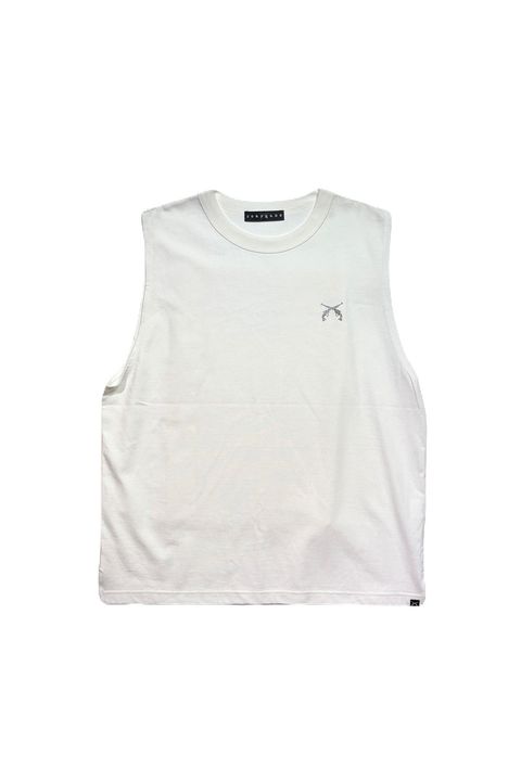 SLEEVELES TEE CRY / ノースリーブ Tシャツ クロスガンクリスタル