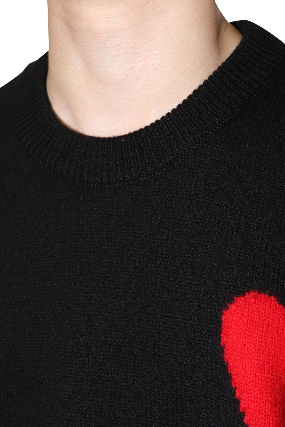 AMI Alexandre Mattiussi - AMI DE COEUR CREW NECK SWEATER / アミ