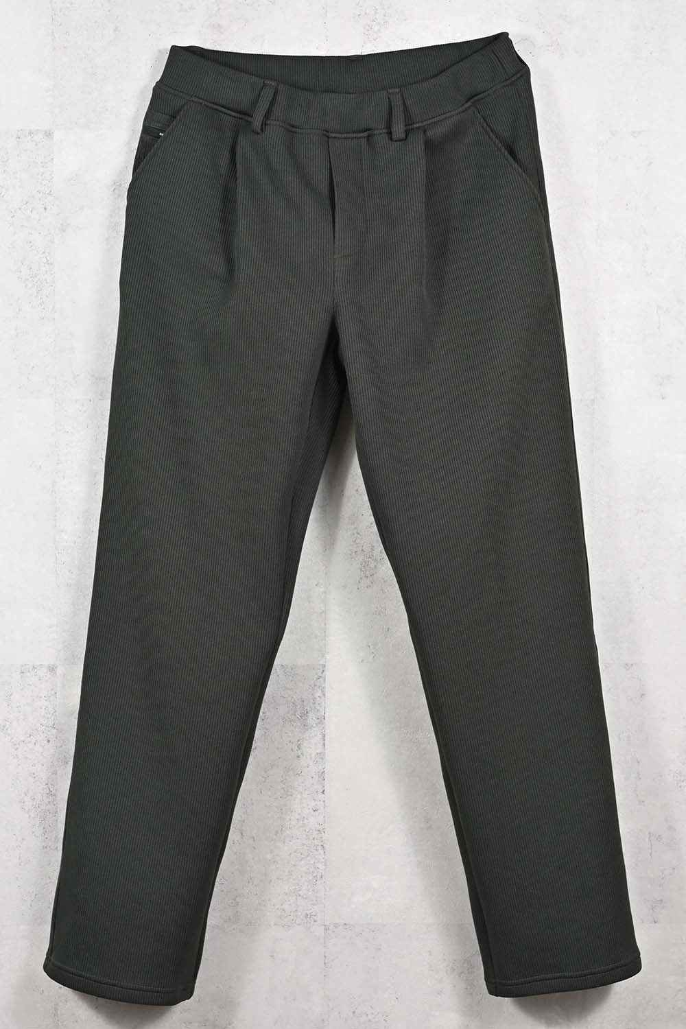 AZE WIDE TUCK PANTS / 畔編み ワイドタックパンツ