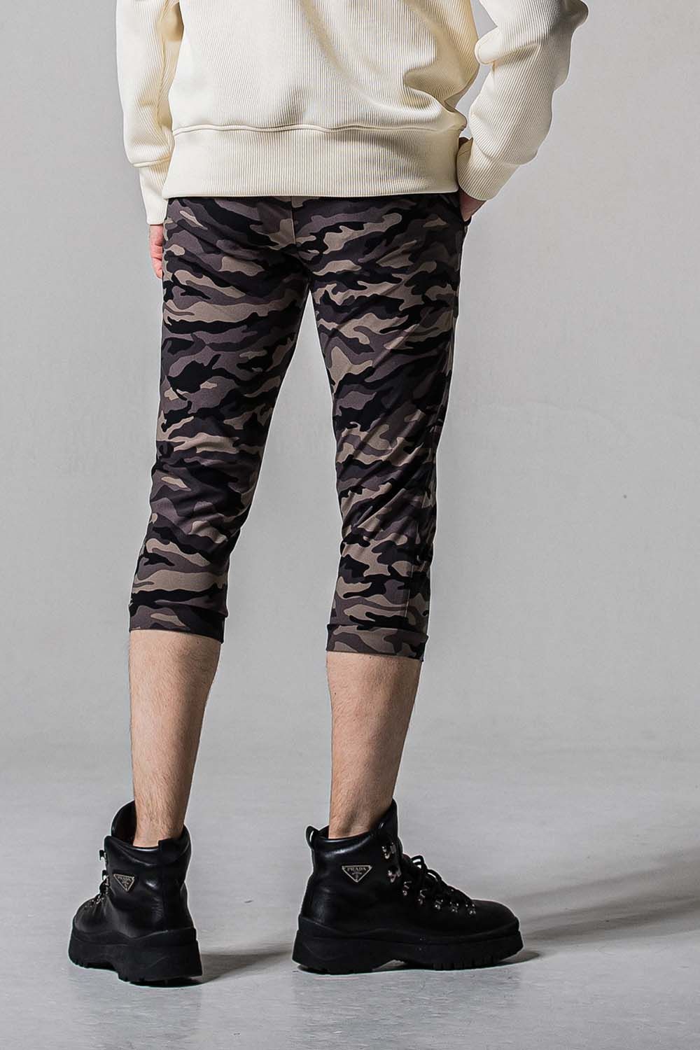 RE CROPPED PT / ナイロン イージー クロップドパンツ