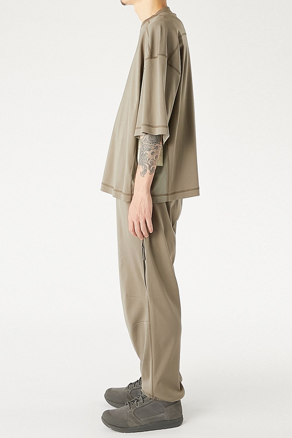 N.HOOLYWOOD TEST PRODUCT EXCHANGE SERVICE PANELED T-SHIRT / エヌハリウッド テストプロダクトエクスチェンジサービス パネル Tシャツ