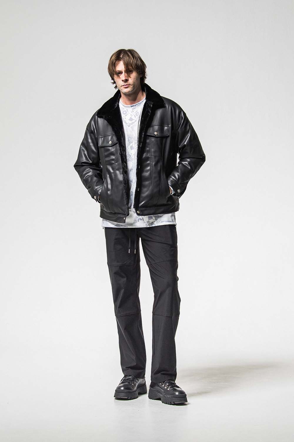 PAISLEY BACK FLEECE DROP TRINER / ペイズリー バック フリース ドロップ トレーナー