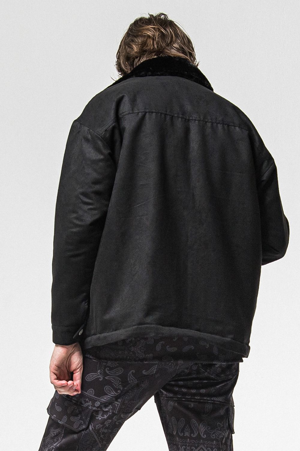 SUEDE FUR COVER ALL / スウェード ファー カバーオール