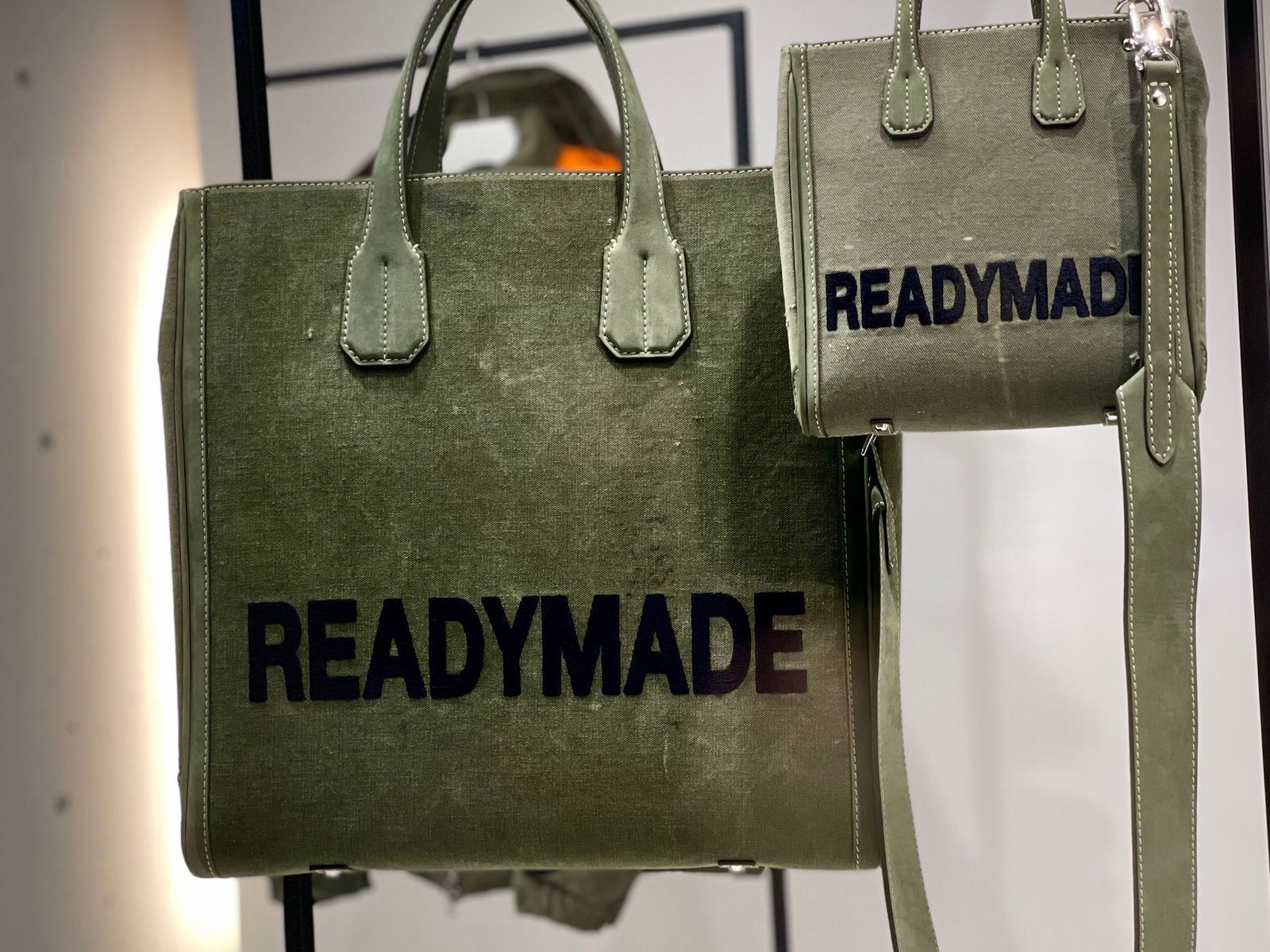 READY MADE PEGGY BAG NANO/KHAKI レディメイド-