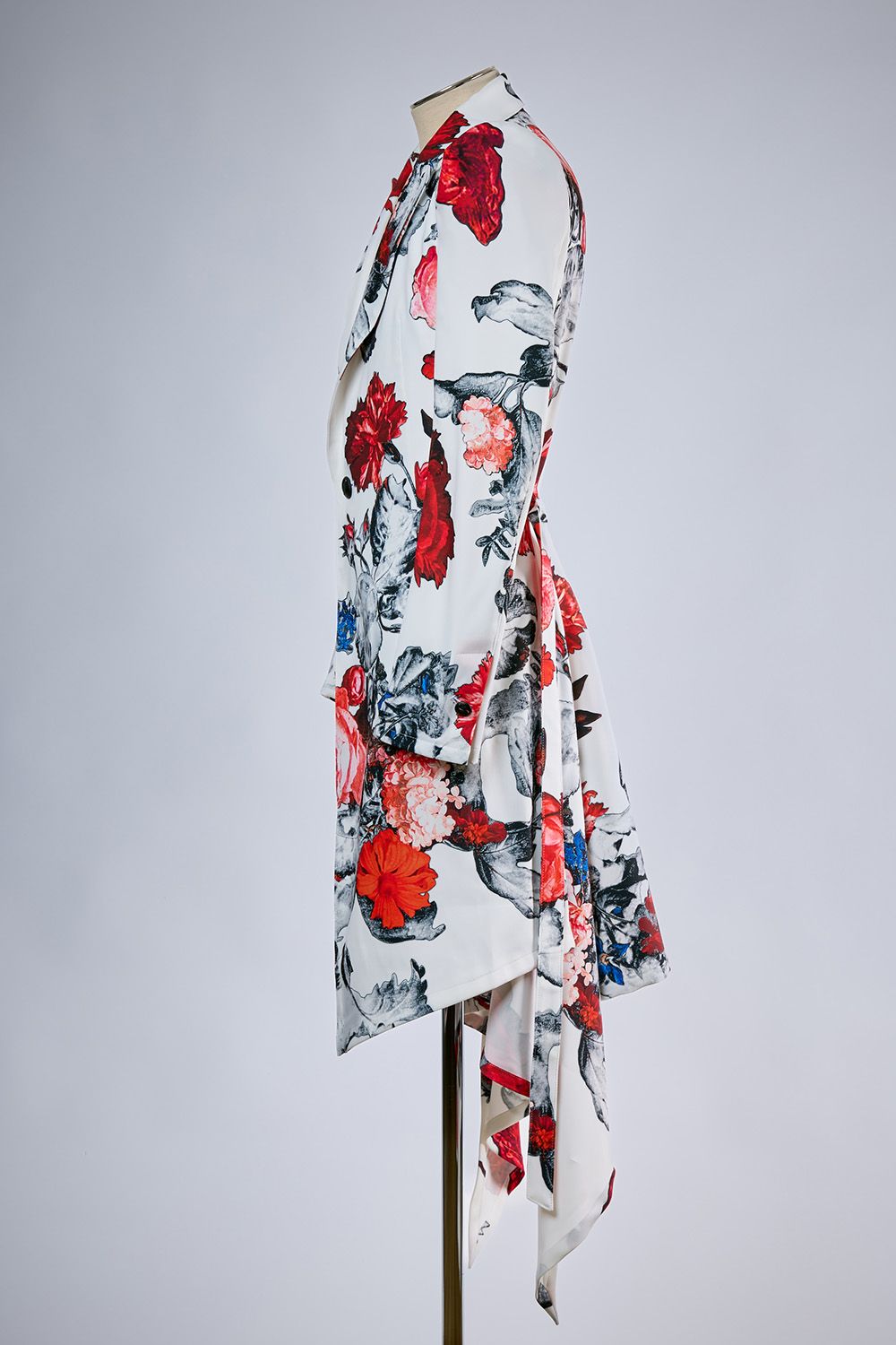 【COSTUME LINE】THE ONENESS-FLORA Power Shoulder Flare Jacket / SUGIZO コスチュームライン パワーショルダー フレア ジャケット