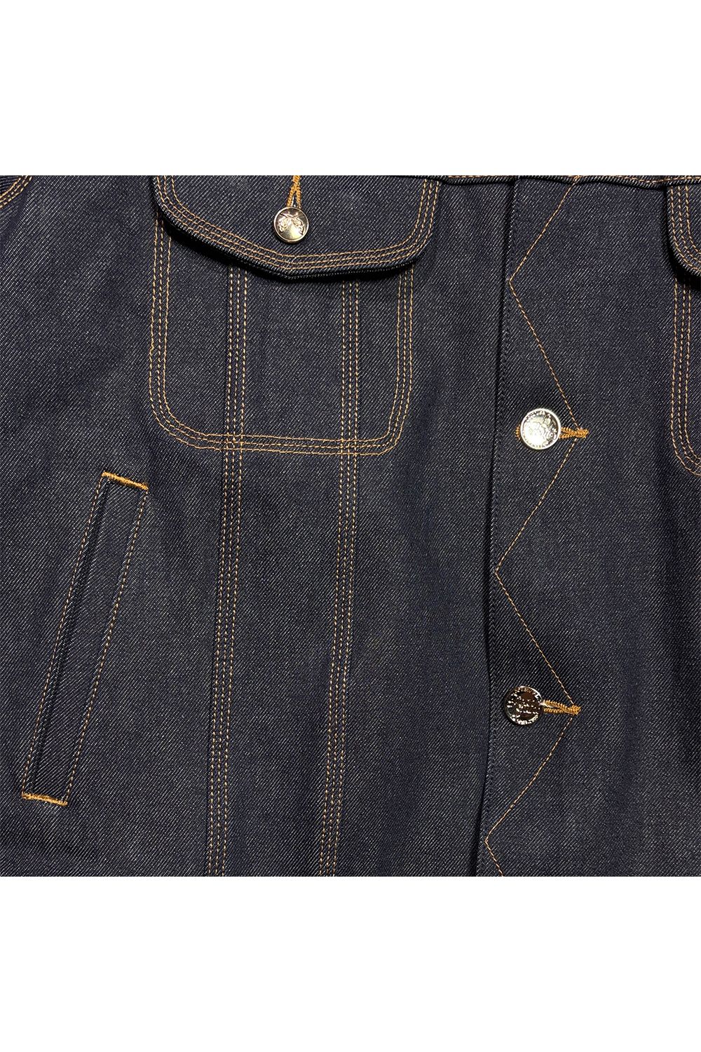 VIN/DEN/JK SWAR / ヴィンテージ デニム ジャケット / スワロフスキークリスタル