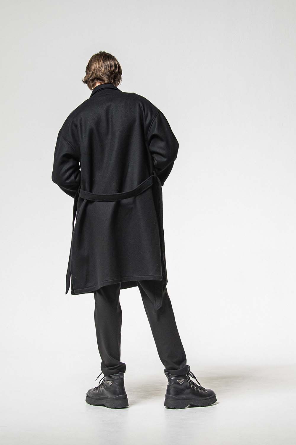 GOWN OVER COAT / オーバーサイズ ガウン コート