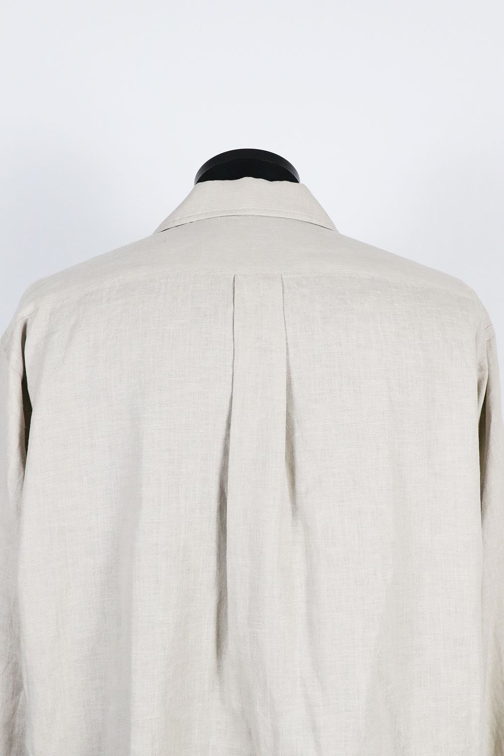 HEMP SHIRTING OPEN COLLAR SHIRT L/S  /  ヘンプ シャーティング オープンカラー ロングスリーブ シャツ