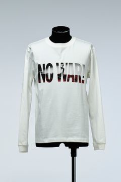 NO WAR - Charity Long Sleeves T-Shirt / ノーワー チャリティー ロングスリーブ ティーシャツ