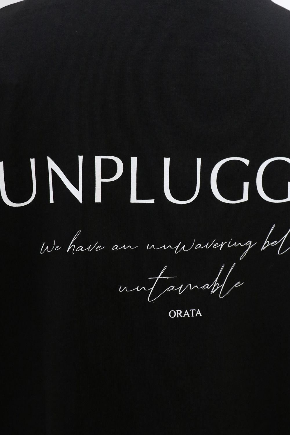 unplugged back T / アンプラグド バック ティーシャツ