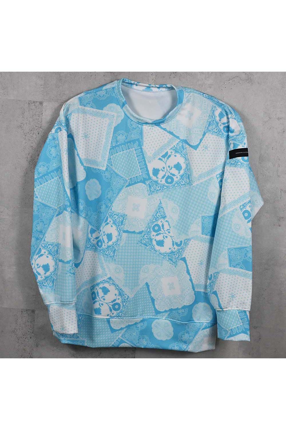 PAISLEY BACK FLEECE DROP TRINER / ペイズリー バック フリース ドロップ トレーナー