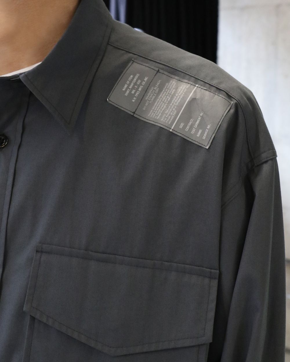 N.HOOLYWOOD 新作アイテム”TEST PRODUCT EXCHANGE SERVICE CPO SHIRT”