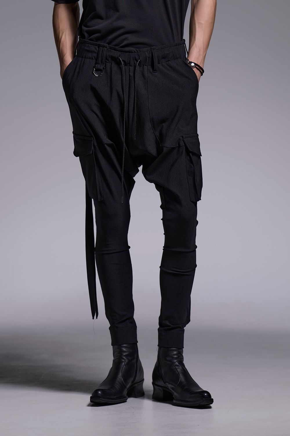 High Tension Jersey Sarrouel Pants / ハイテンションジャージー サルエルパンツ（プリントあり）