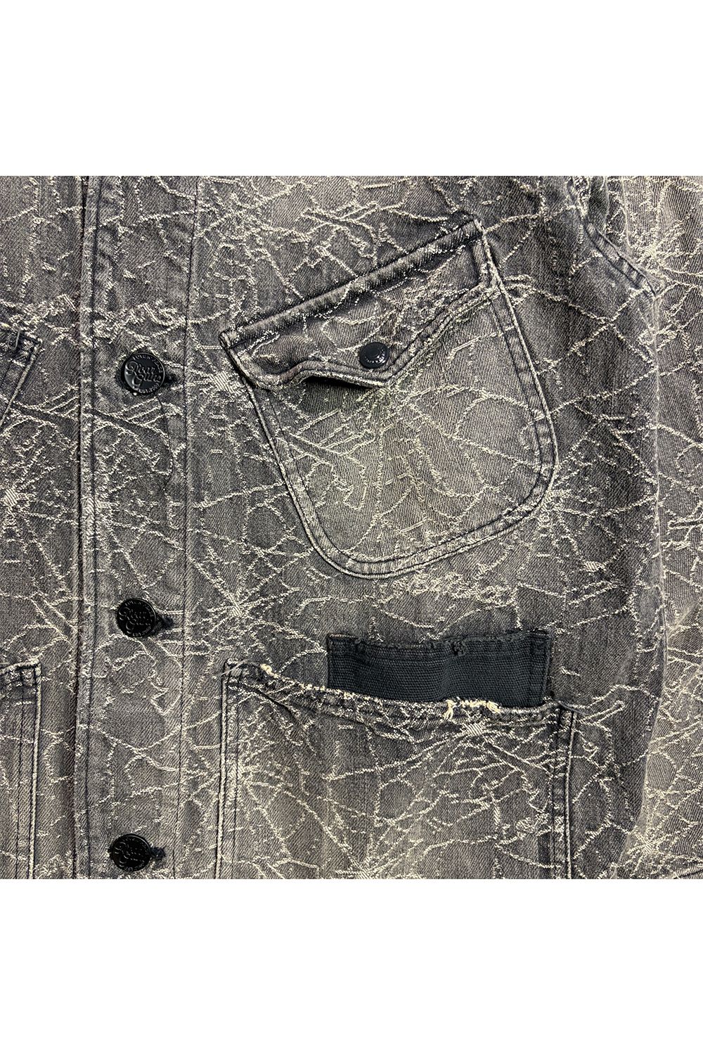 SPIDER JAQ DENIM JKT / スパイダー ジャガード デニム ジャケット