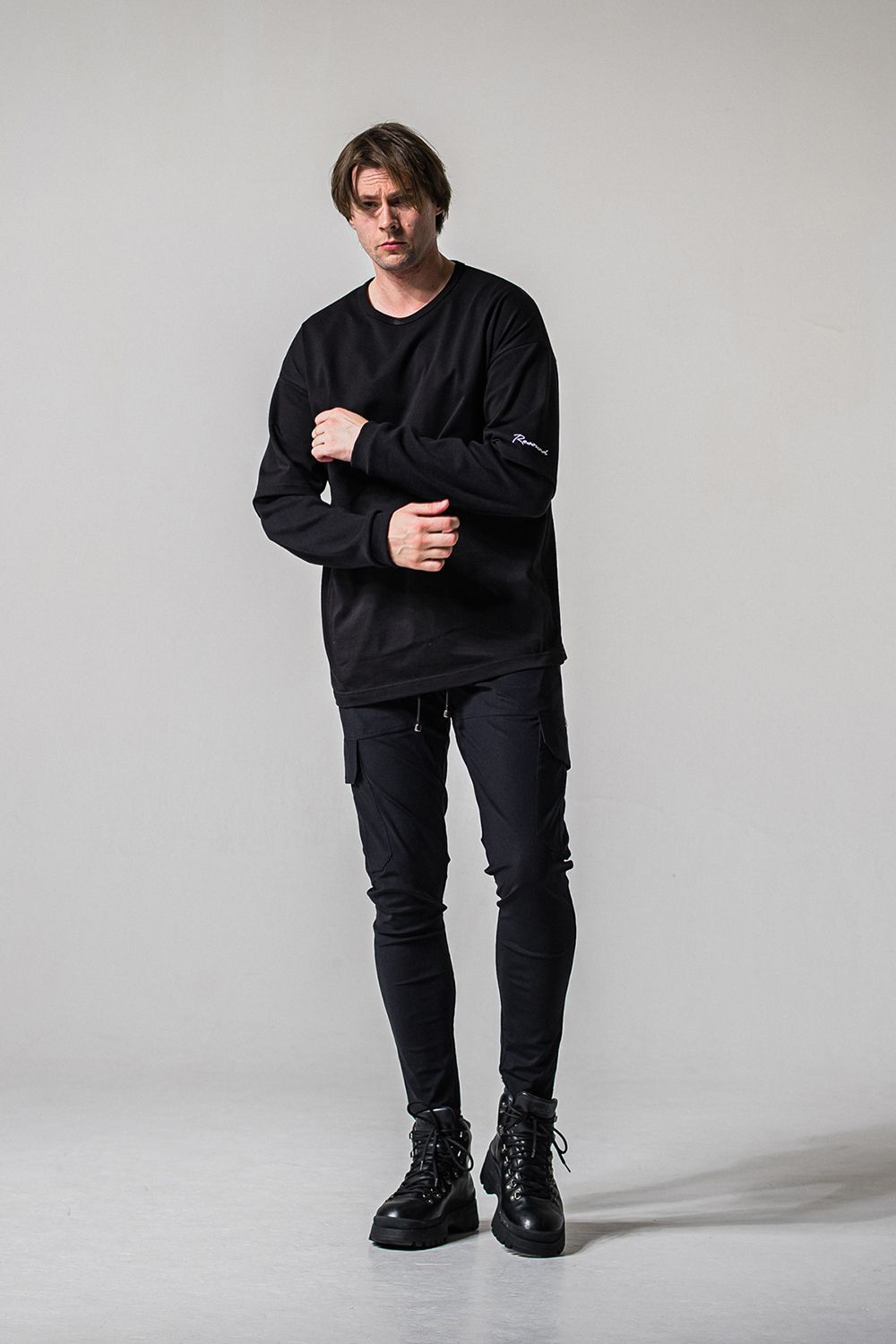 FAKE LAYERED WAFFLE LONG SLEEVE / フェイクレイヤード ワッフル ロングスリーブ