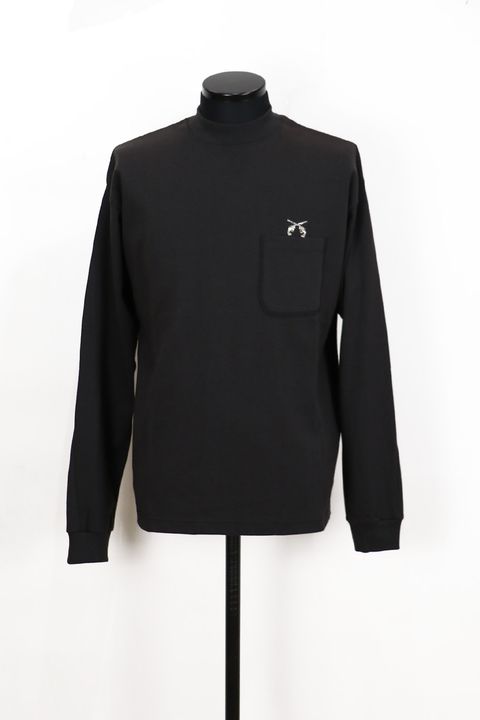 POCKET L/S T CRY / ポケット ロングスリーブ Tシャツ クロスガン クリスタル