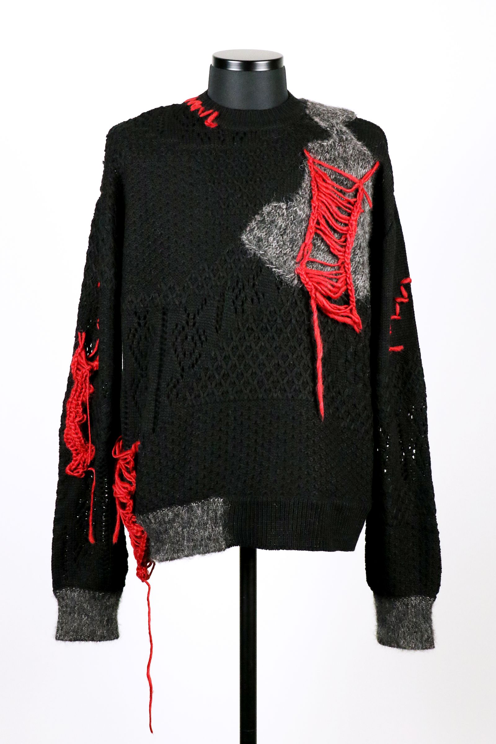 Mixed fur knit P/O / ミックス ファー ニット プルオーバー