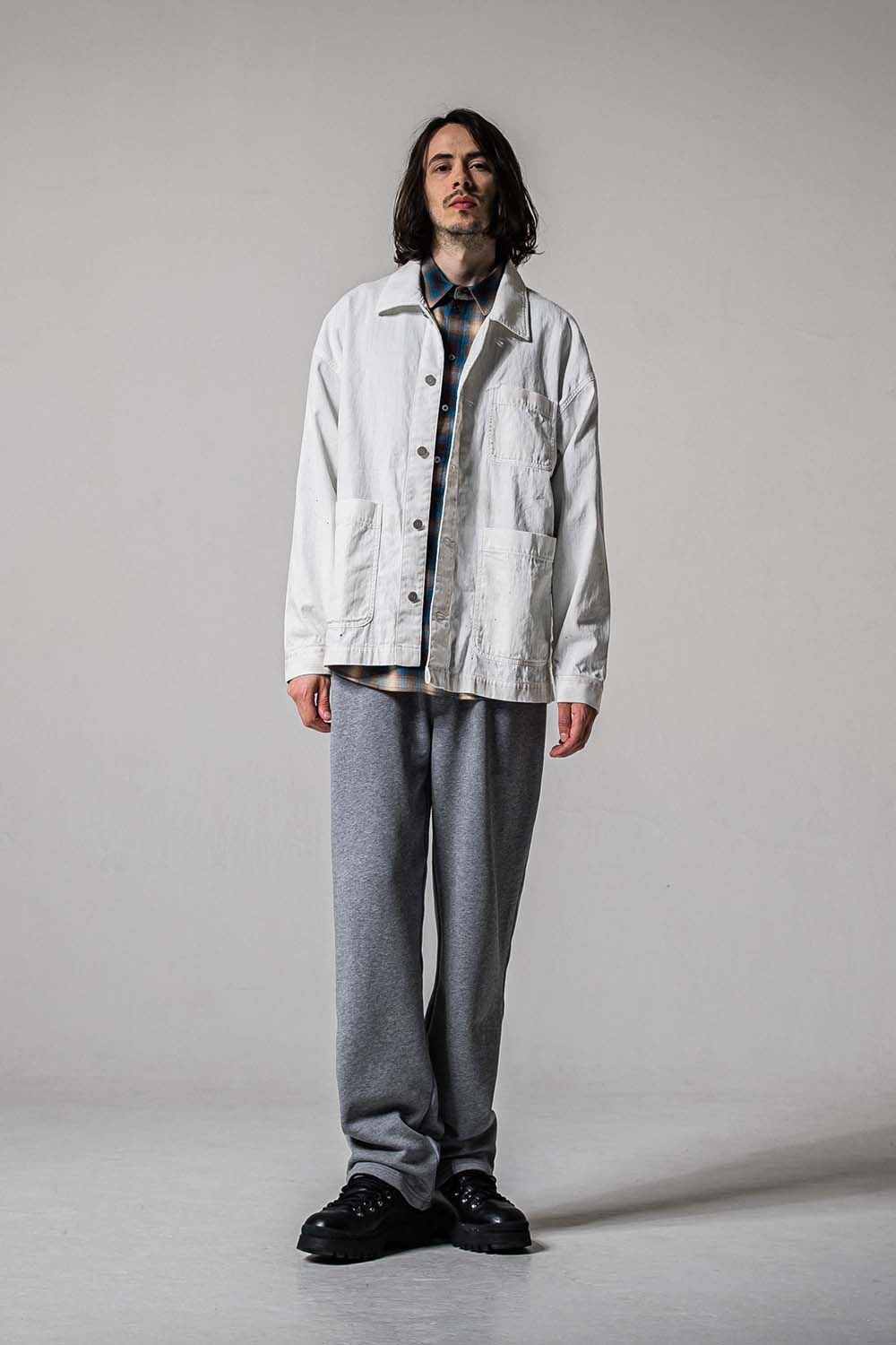 HF URAKE WIDE TUCK PANTS / 裏毛 ワイドタックパンツ