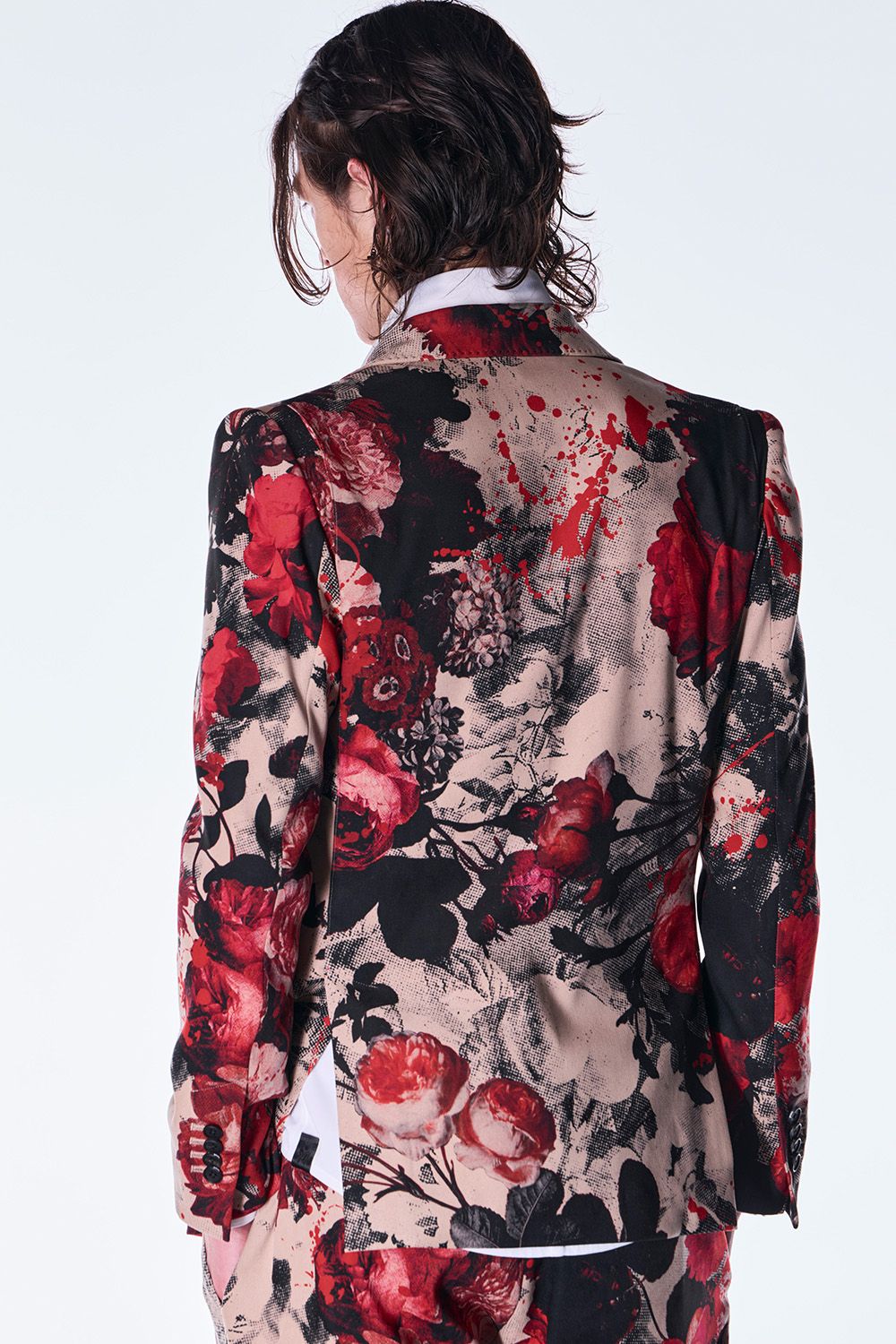 Beige Flora Jacket  / ベージュ フローラ ジャケット