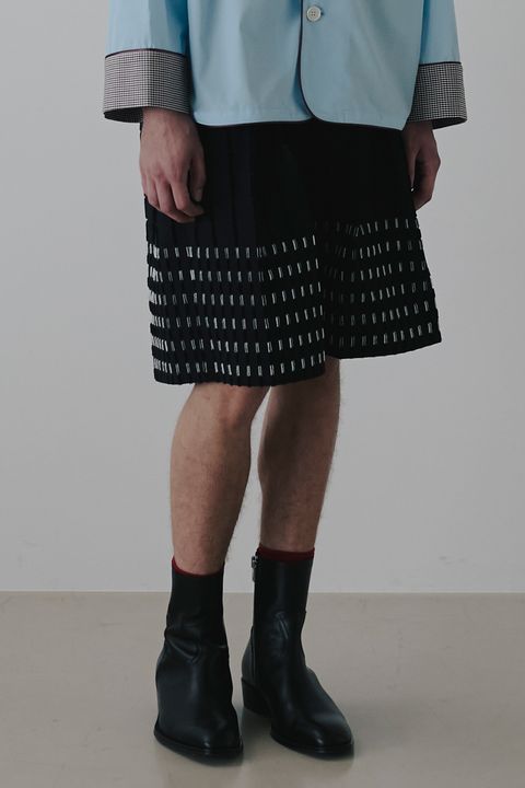Block pattern short PT / ブロックパターン ショートパンツ