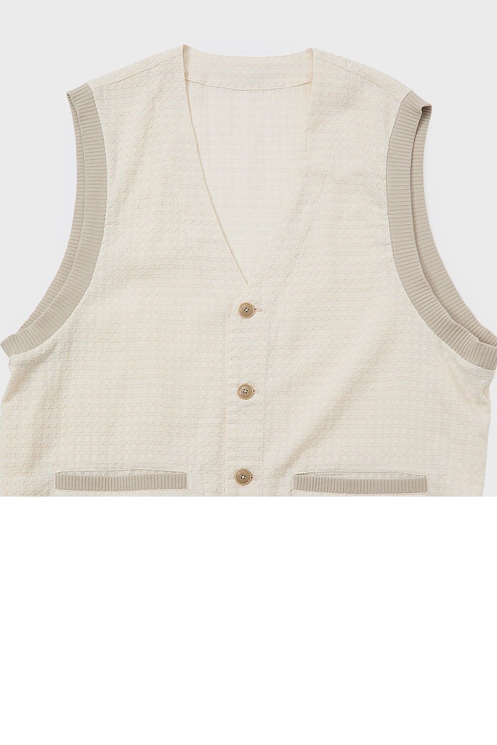 Dobby waffle vest / ドビー ワッフル ベスト