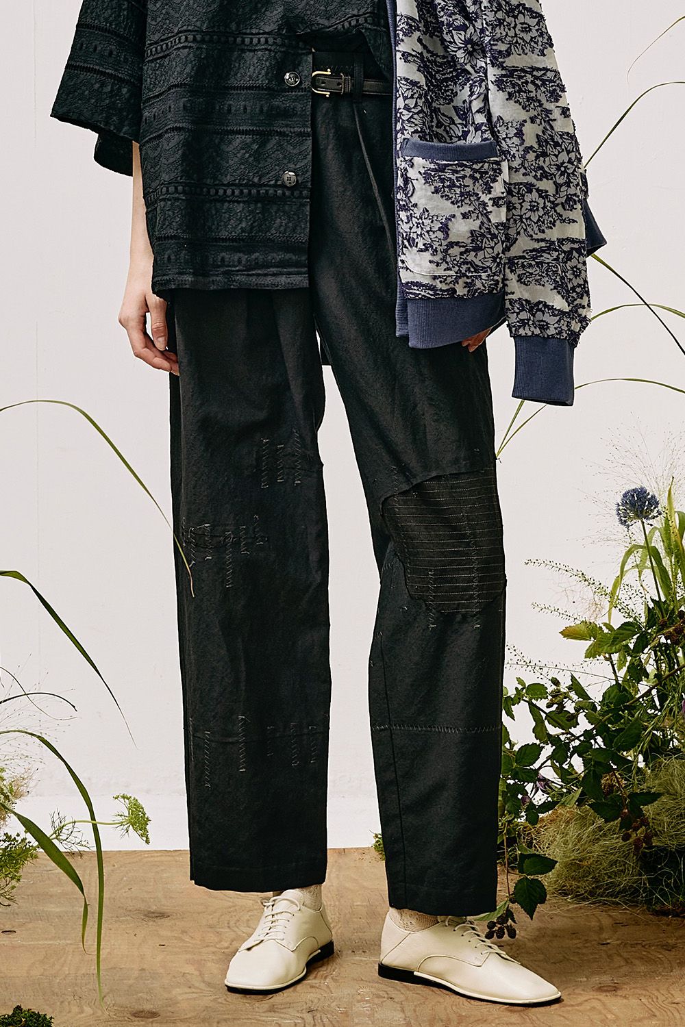Wool linen repair PT / ウール リネン リペア パンツ