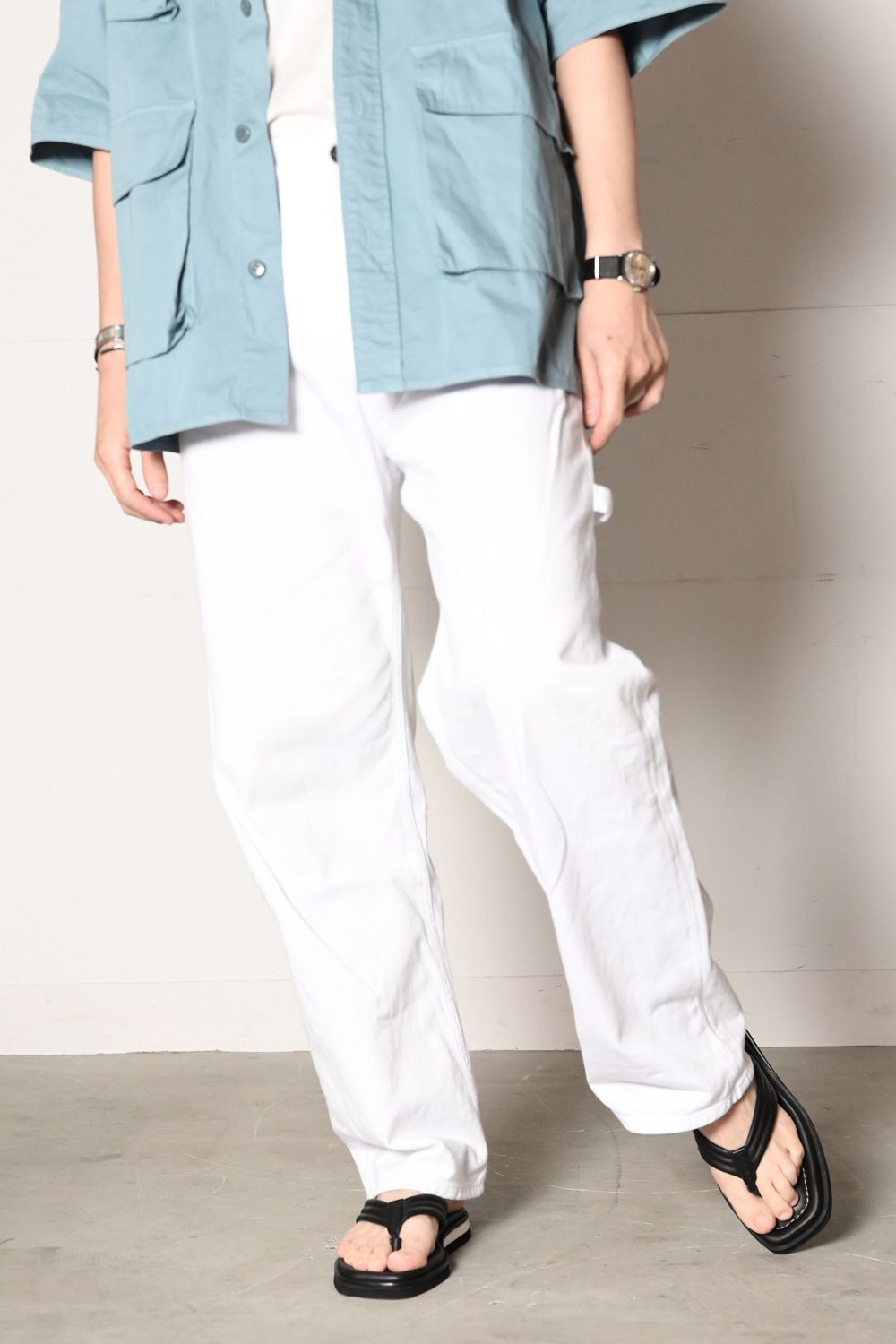 Voluminous tong sandals / ボリューミナス トング サンダル