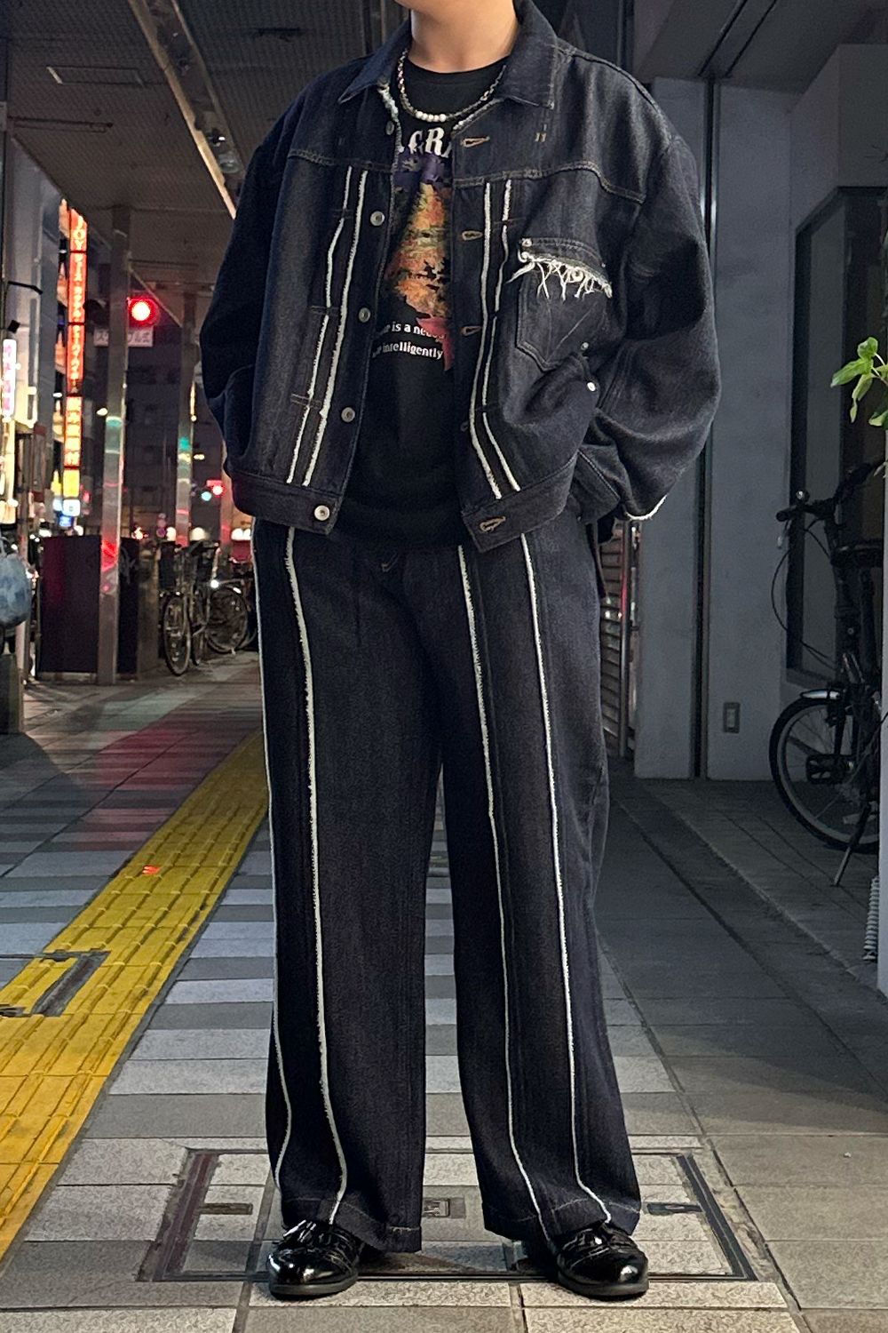 Loose twist yarn denim PT / ルーズ ツイスト ヤーン デニム パンツ