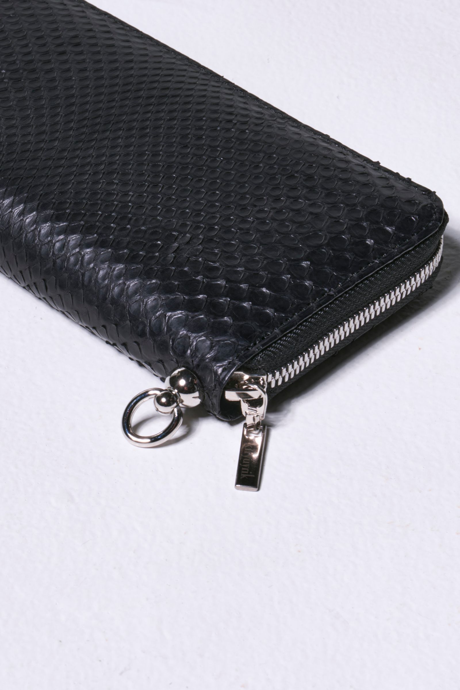 Python Round Zipp Slit Wallet / パイソン ラウンドジップウォレット