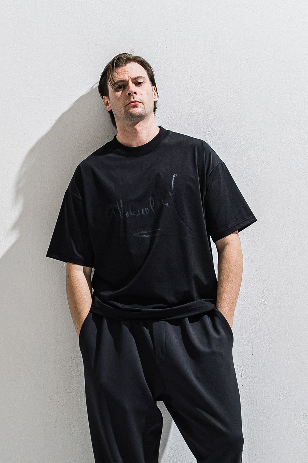 PB sign overnylon T / ナイロン オーバーサイズTシャツ