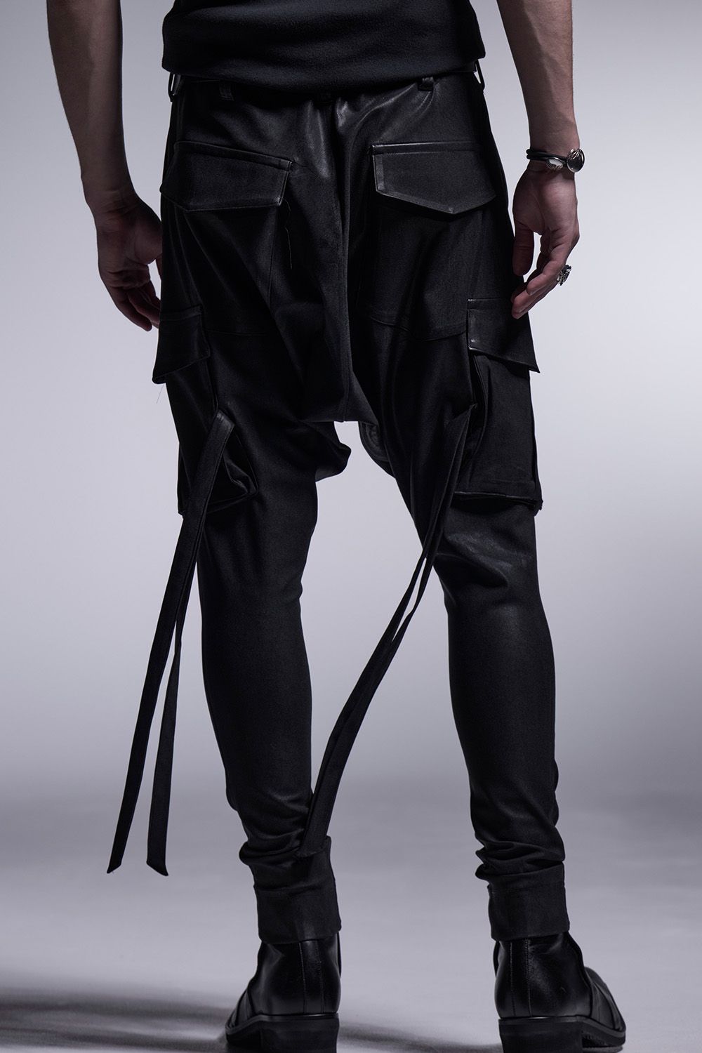 Coating High Tension Jersey Sarrouel Pants / コーティングハイテンションジャージー サルエルパンツ