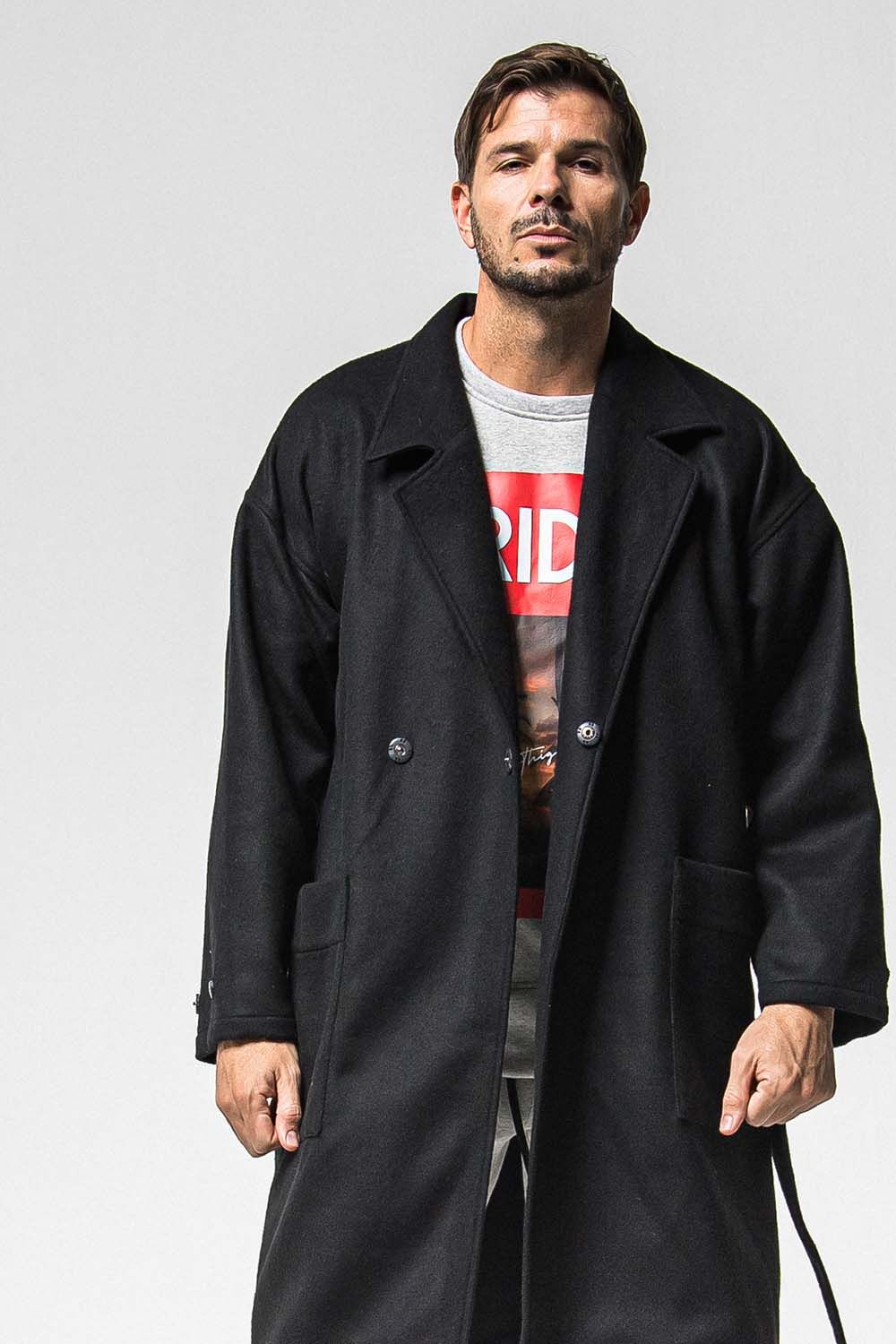 GOWN OVER COAT / オーバーサイズ ガウン コート