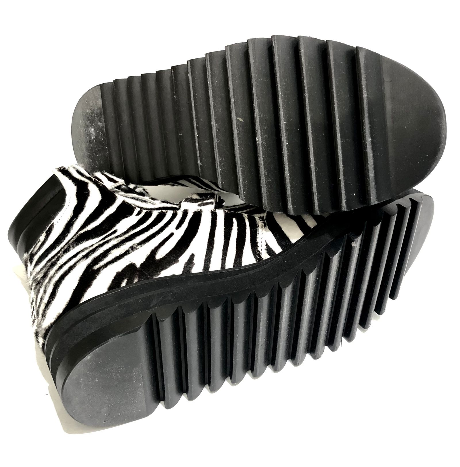 Zebra Hair Calf Velcro Boots / チーター ヘアカーフ ベルクロ ブーツ