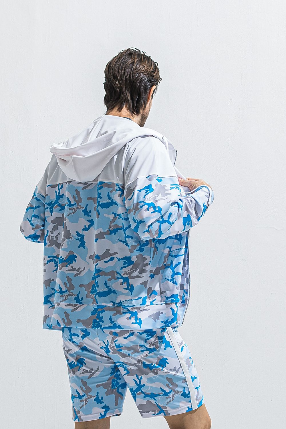 RUSH OVER ZIPUP HOODIE / オーバーサイズ ジップアップ ラッシュパーカー