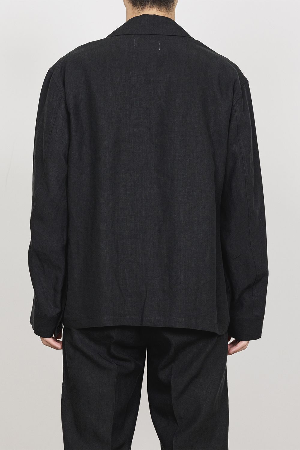 80/1 HEMP TYPEWRITER-CLOTH UTILITY SHIRT / ヘンプ タイプライタークロス ユーティリティーシャツ