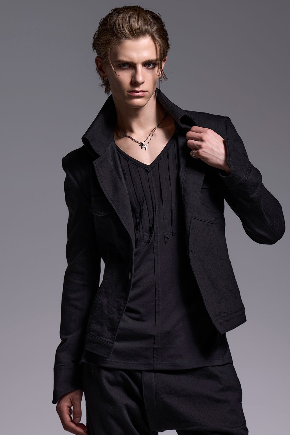 BEATENJIKU Cut Frill-T / ベア天竺 カットフリル Tシャツ