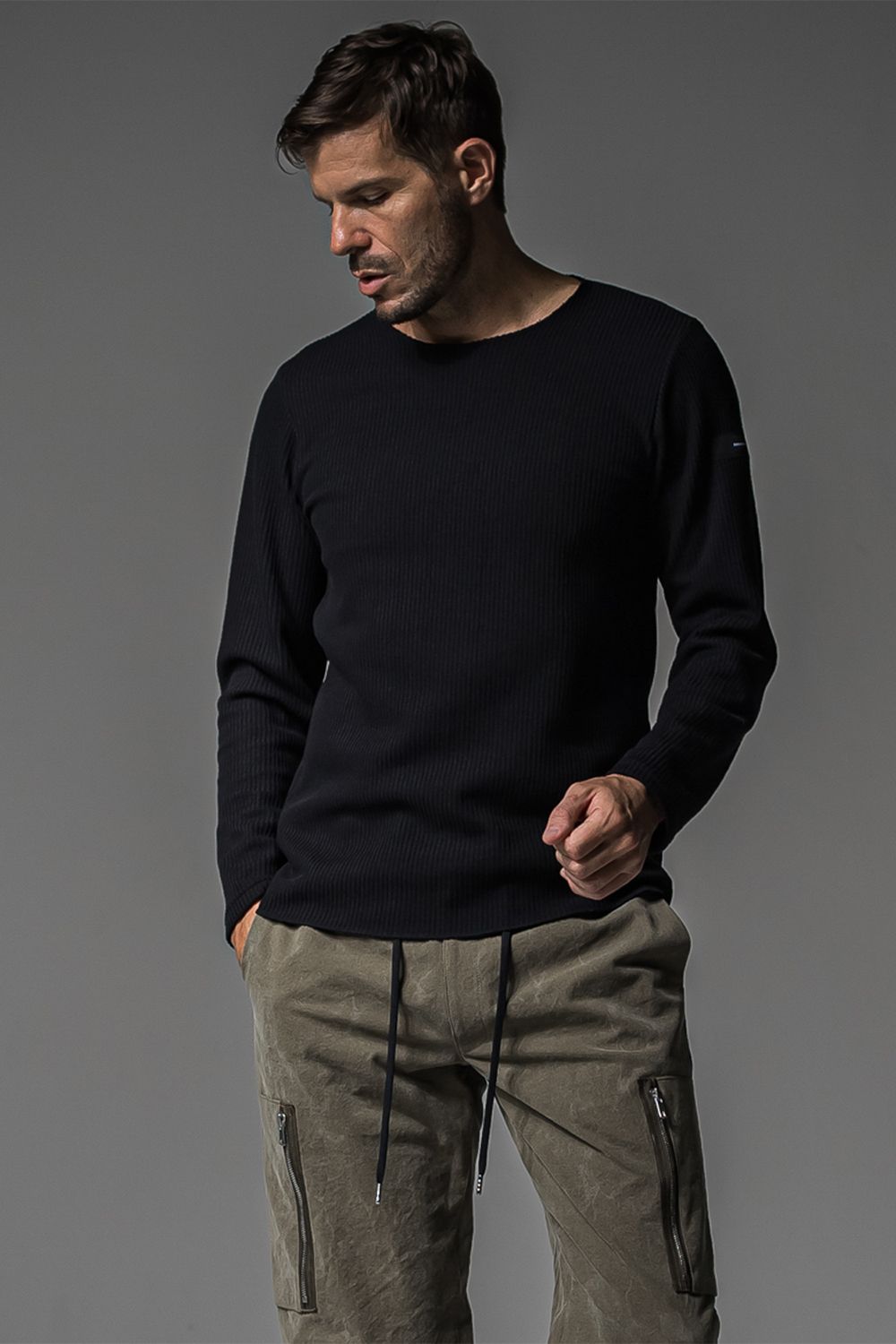 CUTOFF RAIL LONG SLEEVE / カットオフ ロングスリーブ