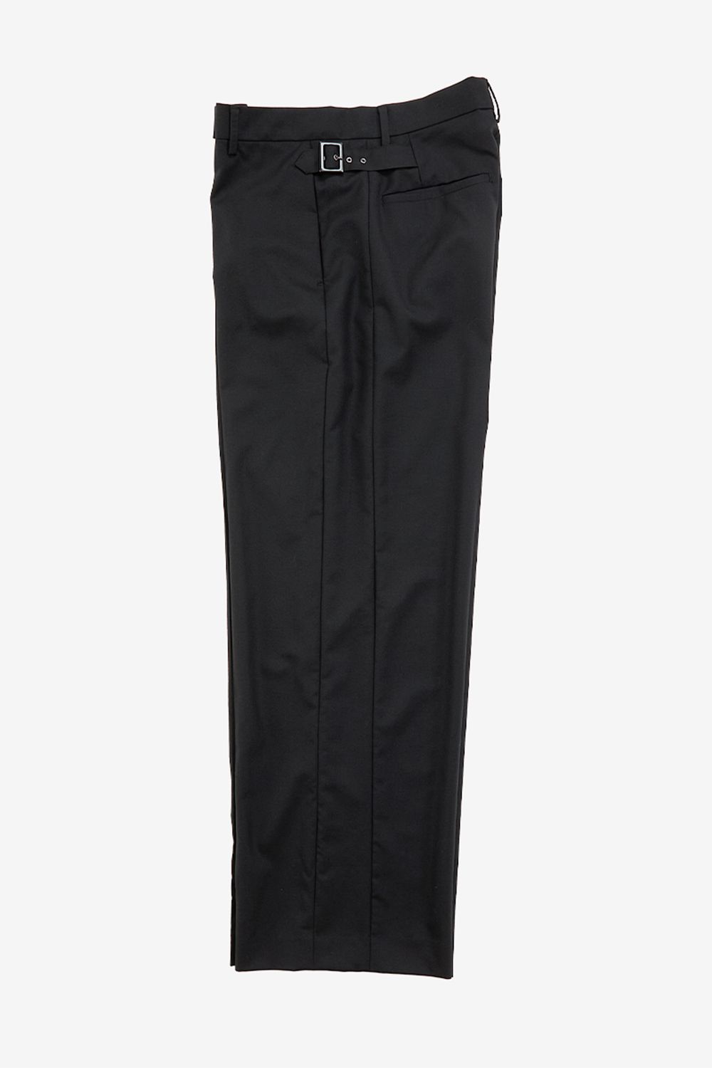 Tropical wool side buckle slacks / トロピカルウール サイドバックル スラックス
