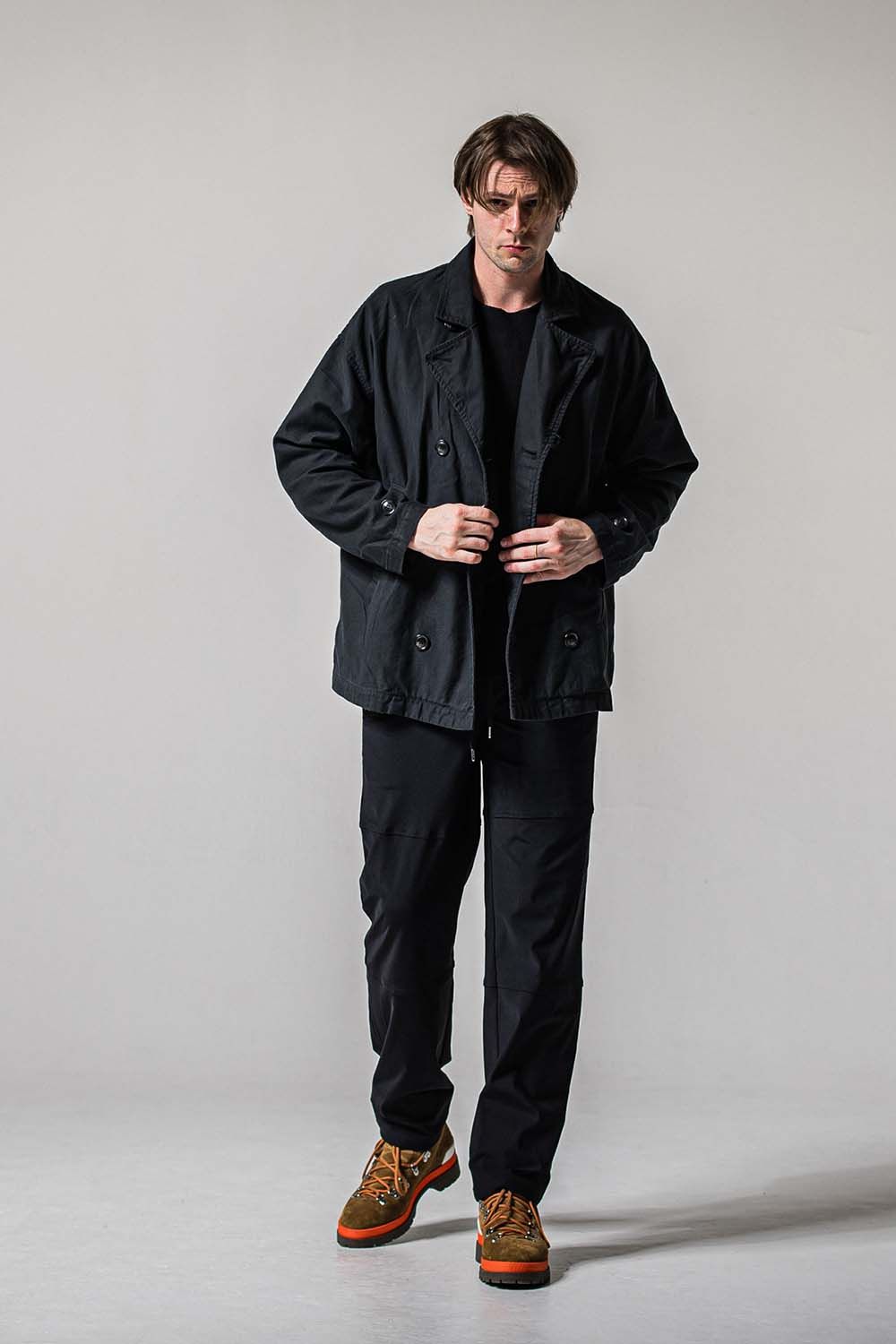 JOHNSON LINE NYLON WIDE PT / ジョンソン ナイロン ラインワイドパンツ