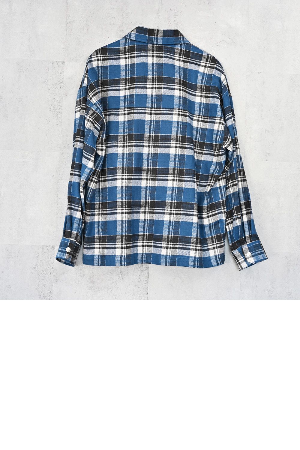 old slab check  JK  / オールドスラブ チェック シャツ ジャケット
